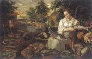 CAMPI, Vincenzo The Fischverkauferin china oil painting reproduction